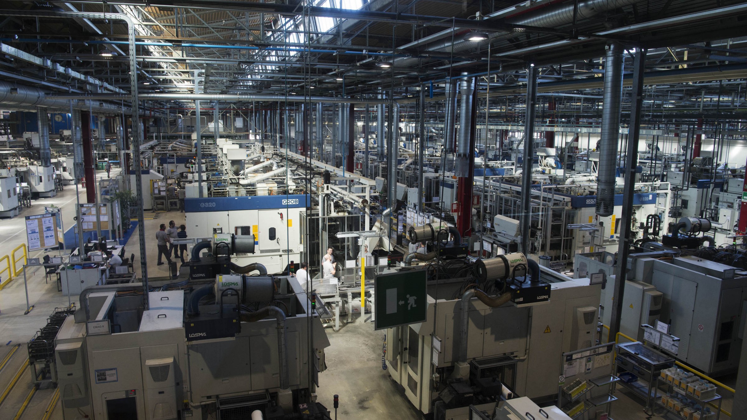 Alt: Bei Bosch in Bari werden vor allem Einspritzpumpen für Diesel-Fahrzeuge produziert